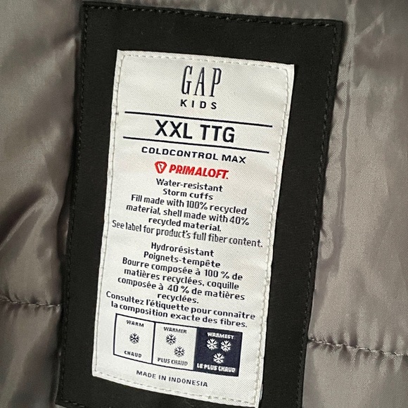 Like New Gap Kids Black Parka size Youth XXL - Picture 3 of 3